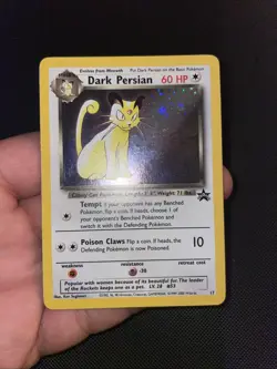 Dark Persian 17 Holo Black Star Promo WOTC Pokemon Card! Great Condition! - Image 5