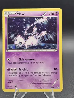 Mew XY192 - Black Star Promo Mythical Collection Holo Pokemon Card NM - Image 1