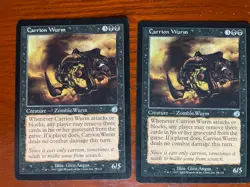 MTG Carrion Wurm CARD SINGLE USED EXCELLENT CONDITION SEE PHOTOS - Image 1