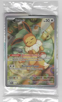 Pokemon TCG Eevee Prismatic Evolutions Promo Card SVP173 - SEALED - Image 1