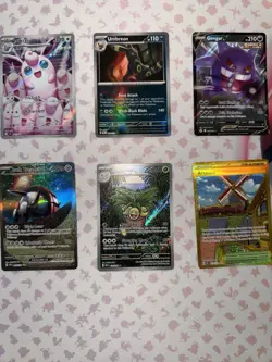 Pokemon TCG Card Lot of 6 Cards Illustration Rare EX V Gold Lot IR + SIR - Image 1