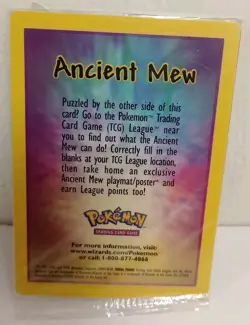 Pokemon Ancient Mew Movie Promo Card 2000 Foil NM Sealed New Holofoil - Image 2