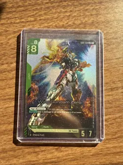 Gundam Card Game Newtype Rising Wing Gundam Zero GD01-024 LR - Image 1