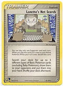 Pokemon Sandstorm Uncommon Card - Lanette's Net Search 87/100 - Image 1
