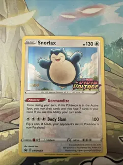 Snorlax - (Prerelease) [Staff] SWSH068 SWSH: Sword & Shield Promo Cards Holo - Image 1