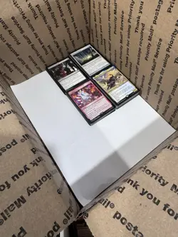 ??17lbs+ 4200+ UNSEARCHED Magic The Gathering Bulk Lot LP/NM w/ Rares & Foils? - Image 2