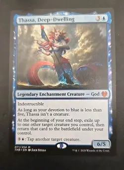 Thassa, Deep-Dwelling Theros Beyond Death MTG Regular Lightly Played - Image 1
