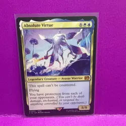 Absolute Virtue - N/M Final Fantasy Magic The Gathering MTG - Image 1