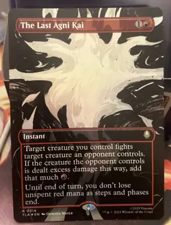 The Last Agni Kai (Borderless) FOIL ~NM ~MTG Avatar: The Last Airbender - Image 1