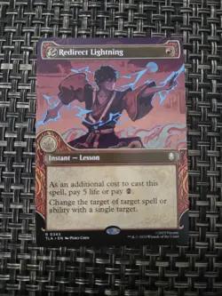MTG Avatar The Last Airbender Redirect Lightning 0343 Regular Showcase NM - Image 1