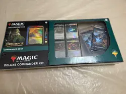 MTG LOTR Tales of Middle Earth RIDERS OF ROHAN Deluxe Commander Kit - Sealed - Image 2