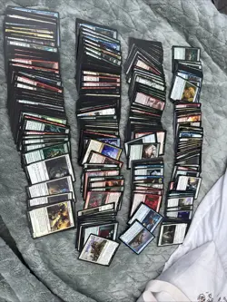 MTG Magic the Gathering 500+ Bulk, 2 Sided Token, Commander, Sleeves, 2 Set Dice - Image 1