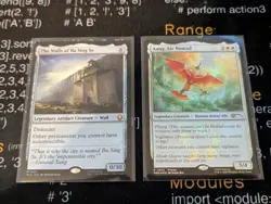 The Walls of Ba Sing Se and Aang, Air Nomad Promo - ATLA- Mint - MtG - Image 1
