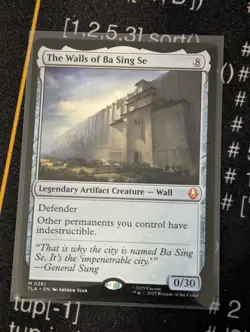 The Walls of Ba Sing Se and Aang, Air Nomad Promo - ATLA- Mint - MtG - Image 2