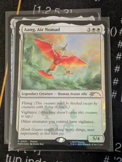 The Walls of Ba Sing Se and Aang, Air Nomad Promo - ATLA- Mint - MtG - Image 3