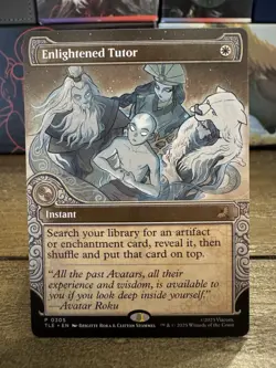 Enlightened Tutor (Showcase) - Avatar: The Last Airbender - NM MTG - Image 1
