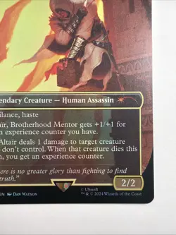 Altair, Brotherhood Mentor - Kelsien, the Plague (Rainbow Foil) Secret Lair Drop - Image 4