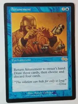 Attunement x1 MTG Magic the Gathering Urza's Saga - Image 1