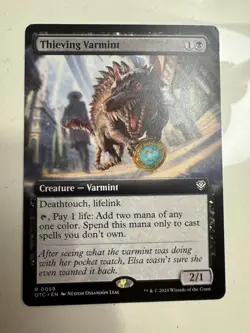 Magic The Gathering: Thieving Varmint (Extended Art) Regular. NM - Image 2