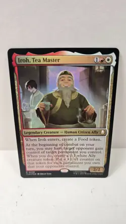 Iroh, Tea Master 0228 Foil Rare - Avatar: The Last Airbender - MTG Magic - Image 1