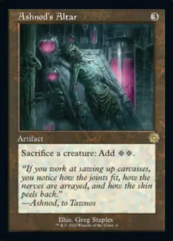 Mint/Near-Mint, English - 1 x MTG Ashnod's Altar - Retro Frame The Brothers' War - Image 1