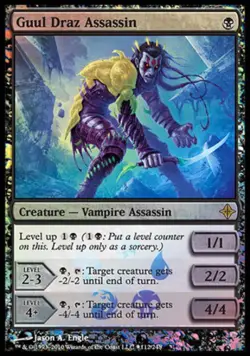 Slightly Played, English - 1 x MTG Guul Draz Assassin - Buy-a-Box Foil Promotion - Image 1
