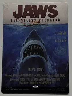 MTG Secret Lair Drop Jaws Legendary Creature MYTHIC RAINBOW FOIL #2175 - Image 1