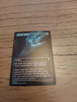 Arcane Signet (Borderless) Commander Masters Foil - Image 1