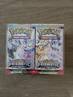 Pokemon Prismatic Evolutions Booster Pack Lot of 36 From Surprise Boxes, W/ Case - Image 5