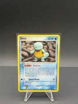 Pokemon TCG- 2005 Ditto (Squirtle) 64/113 Delta Species NM - Image 1