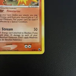 Pokemon TCG Blaziken 3/109 Holo Rare EX Battle Stadium - Image 4