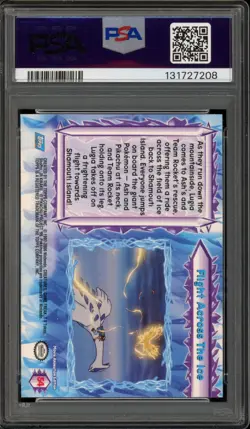 Pokemon Topps Flight Across the Ice Movie 2000 Foil #54 PSA 9 Mint - Image 2