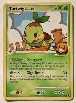 Pokemon - Turtwig GL - Rising Rivals 85/111 - Common - NM - Image 1