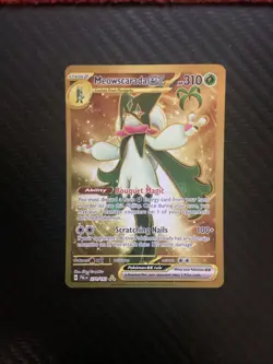Meowscarada ex - 271/193 - Gold Secret Rare SV Paldea Evolved Pokemon NM - Image 1