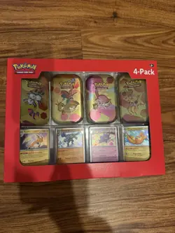 Pokemon Scarlet And Violet 151 Mini Tins Set With 4 Promos (SEALED) (BRAND NEW) - Image 1