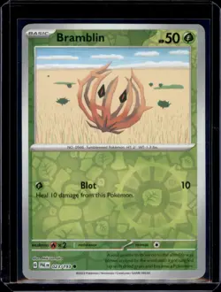 Bramblin SV02: Paldea Evolved Pokemon 023/193 Reverse Holo NM+ - Image 1