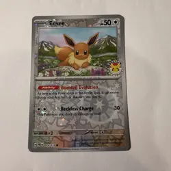 Eevee - (Pokemon Day 2025) (Reverse Cosmos Holo) 074/131 Reverse Holo - Image 1