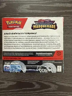Pokemon TCG ~ Scarlet & Violet TWILIGHT MASQUERADE Sealed Booster Box 36 Packs - Image 2