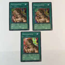 3x GERMAN Metamorphosis CP01-DE003 EN003 Super Rare Promo Yugioh - Image 1