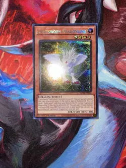Yugioh! Lightsworn Dragonling MP25-EN066 Prismatic Secret Rare 1st Edition NM - Image 1
