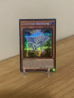 Yugioh - Lightsworn Dragonling Prismatic Secret Rare - MP25-EN066 - Image 1