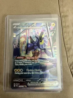 Pokemon TCG Miraidon EX Scarlet & Violet Base Set Holo Card 244/198 NM English - Image 1