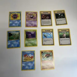 Pokemon TCG assorted 10 card Lot - 1st edition FOSSIL | Base NR MT NO PLAY - Image 1