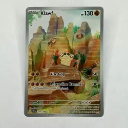 Klawf 217/198 Illustration Rare Pokemon Card Scarlet & Violet NM Pack Fresh - Image 1