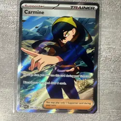 Carmine 204/167 NM Ultra Rare Full Art 2024 Pokemon SV Twilight Masquerade Card - Image 1