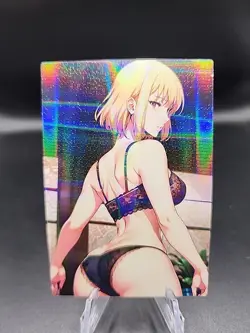 Cha Hae-in Solo Leveling Anime Waifu Card Doujin ACG Goddess Holo - Image 1