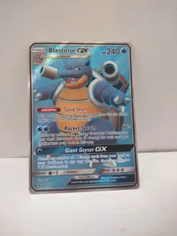 Pokemon Blastoise GX Holo Ultra Rare SM189 Black Star Promo 2019 TCG Card - Image 1