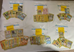 Pokemon vintage lot. Foreign language cards mixed; Spanish, German, etc. - Image 1