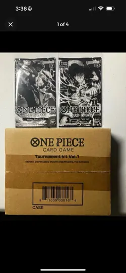 One Piece Card Game Store Tournament Kit Vol 1 English Edition, Sealed - Image 1