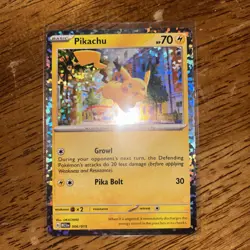 McDonald's Pikachu Holo Rare 2023 Pokemon TCG Card 006/015 - Image 1